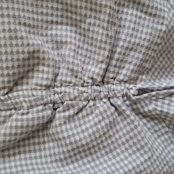 Square Neck Gingham Blouse - Picture 3 of 4